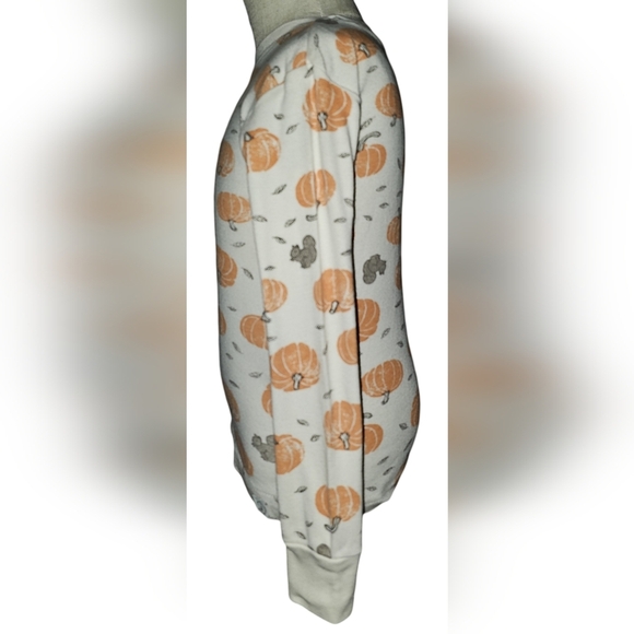 Little Planet by Carter's Boy Girl Organic Cotton PJs 2pc Harvest Pumpkins Sz 3T - Picture 6 of 16